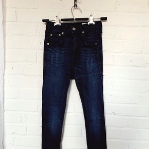Rag & bone ankle zip jeans